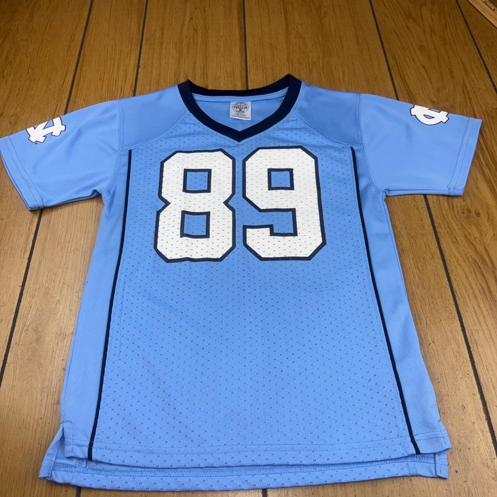 Rivalry Threads UNC Tar Heels Youth‎ Football Jersey Blue 89 Kids XS 4/5